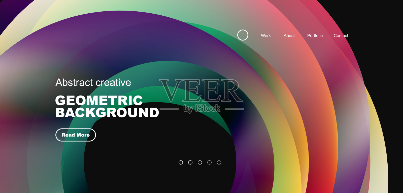 圆圈最小抽象背景技术或插画图片素材