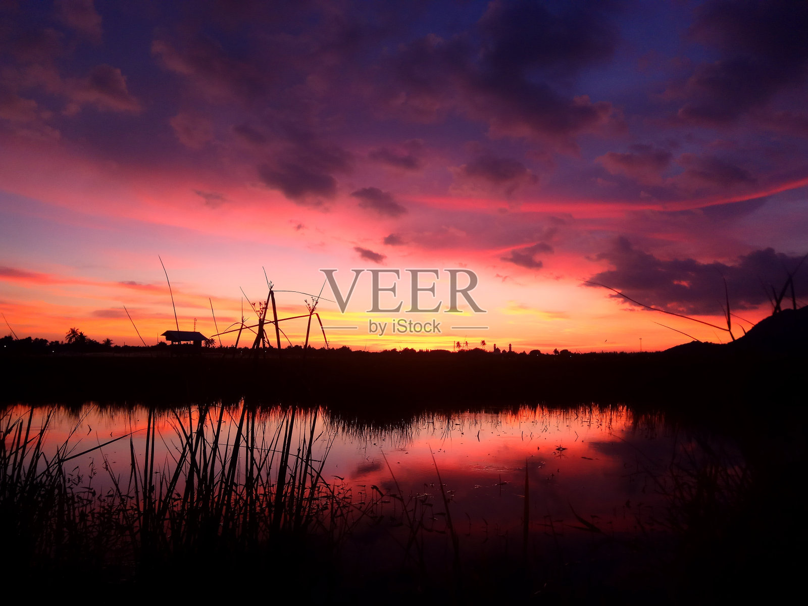 亚齐的日落风景照片摄影图片