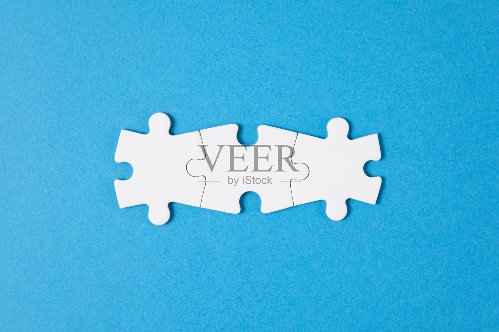 连接概念与白色拼图块照片摄影图片