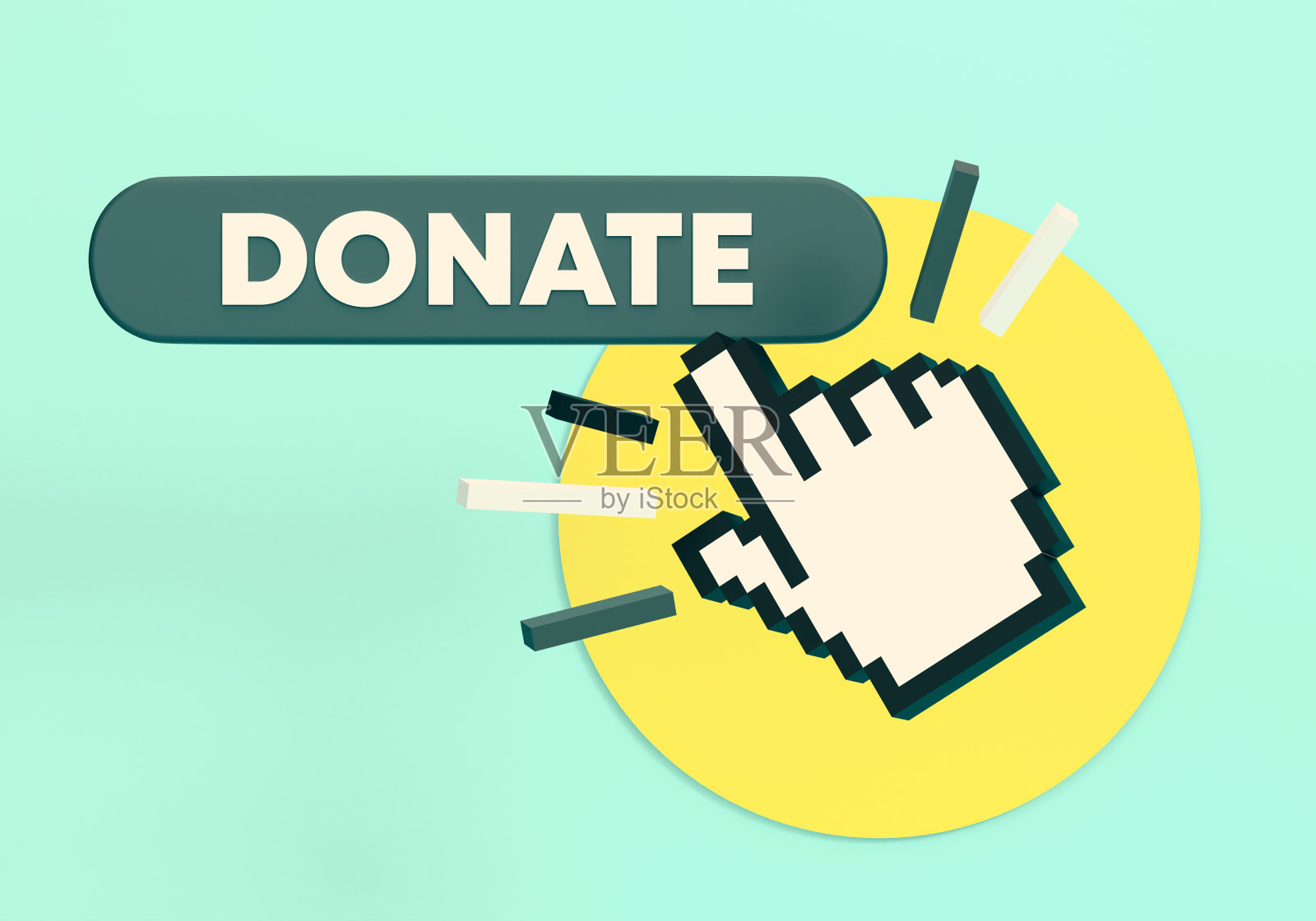 捐赠按钮照片摄影图片