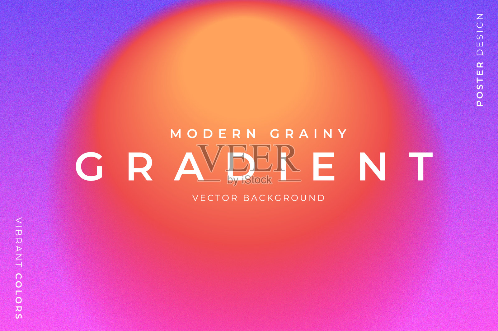 时尚的颗粒背景与充满活力的颜色插画图片素材