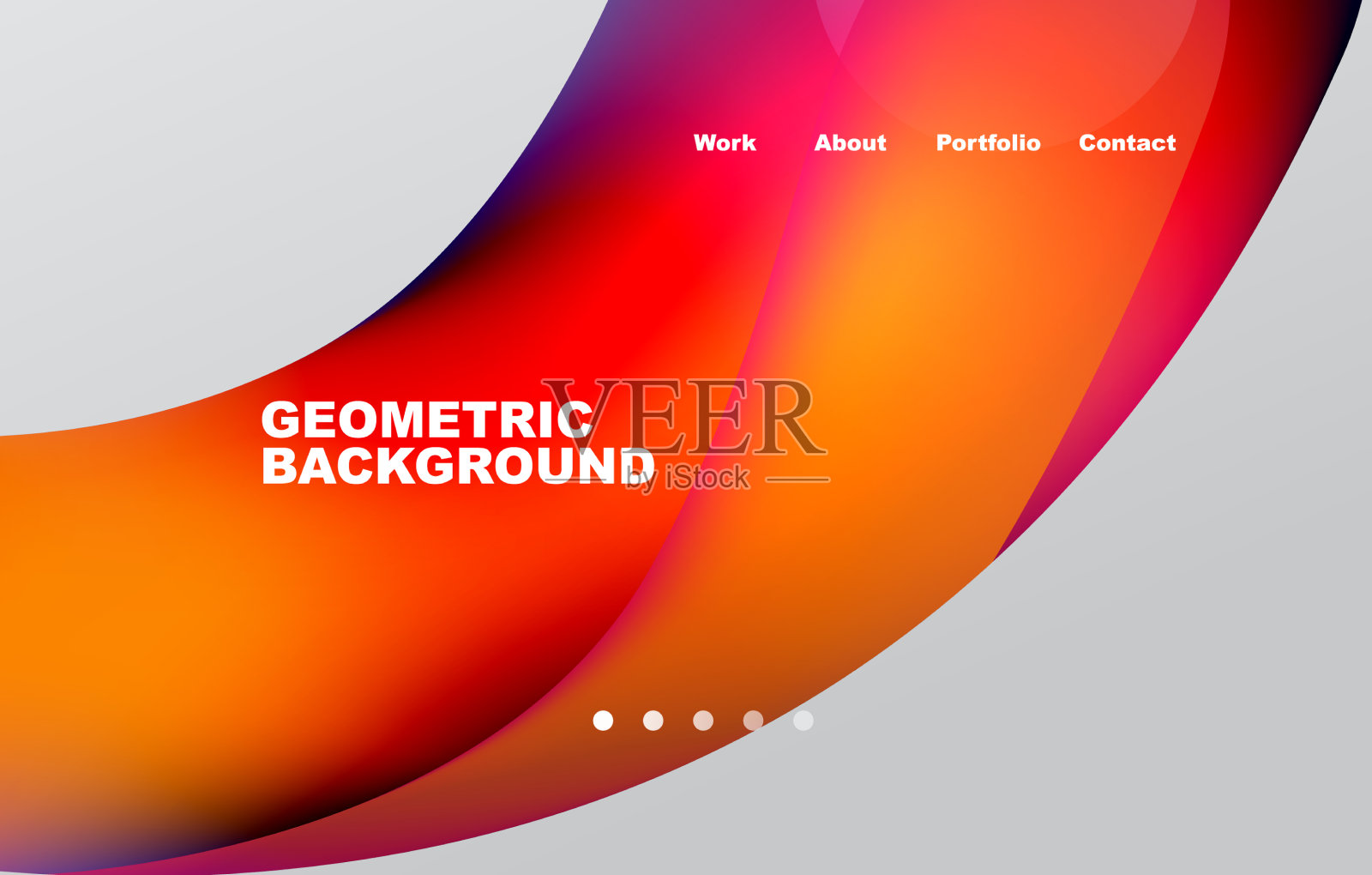 抽象的液体背景为您的登录页插画图片素材