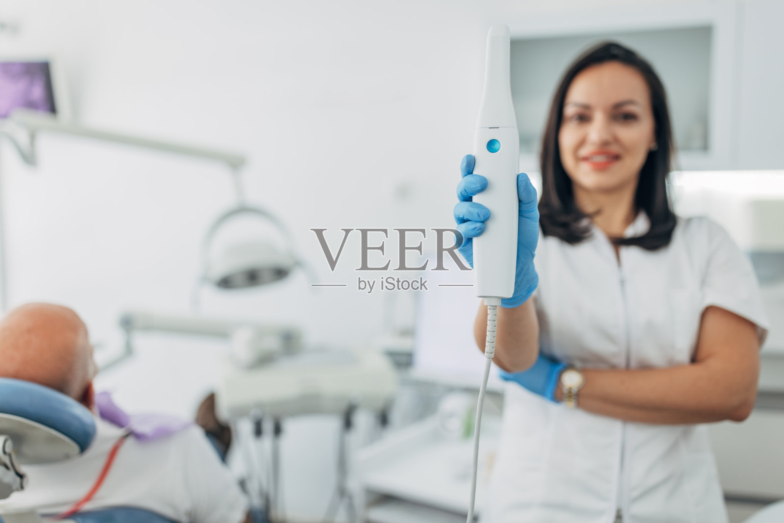 女牙医照片摄影图片