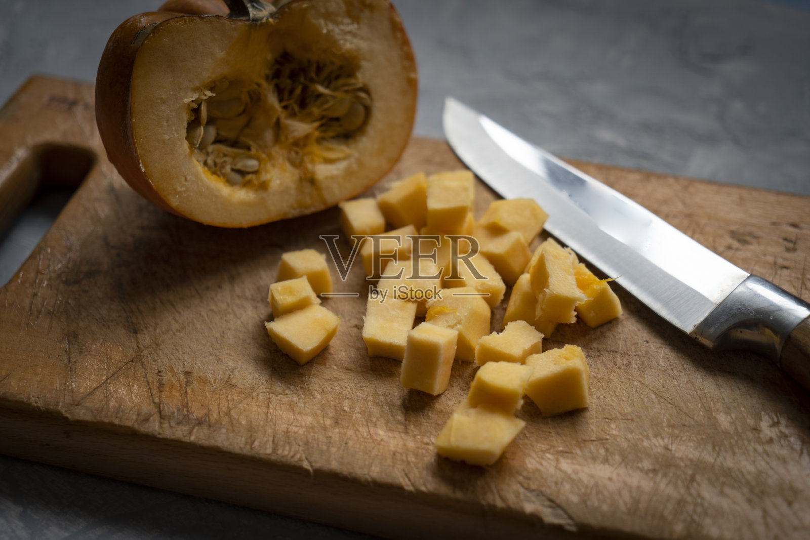 木头南瓜照片摄影图片