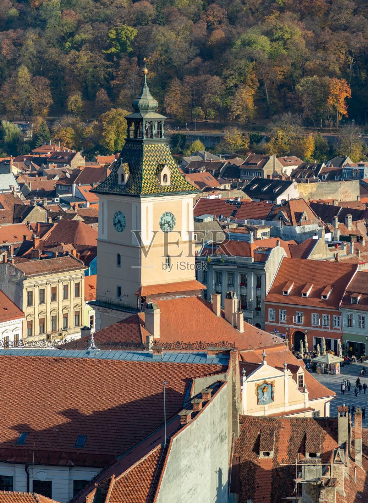 布拉索夫的旧市政厅照片摄影图片