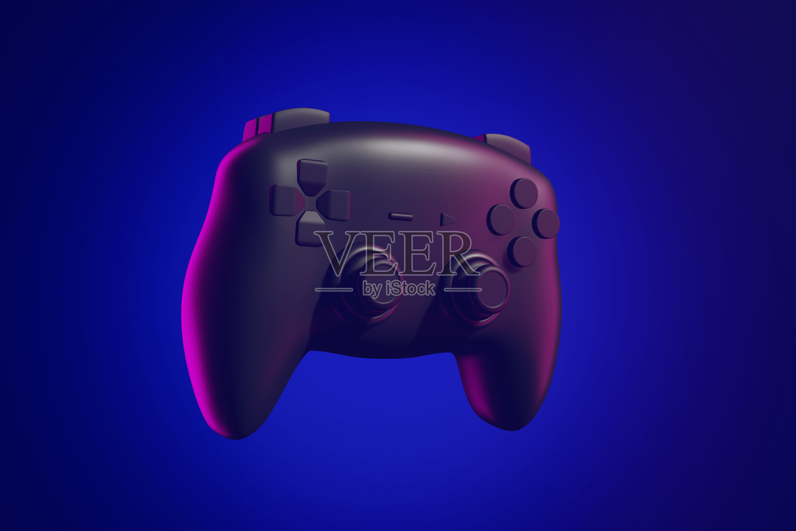 游戏控制器的3d插图照片摄影图片