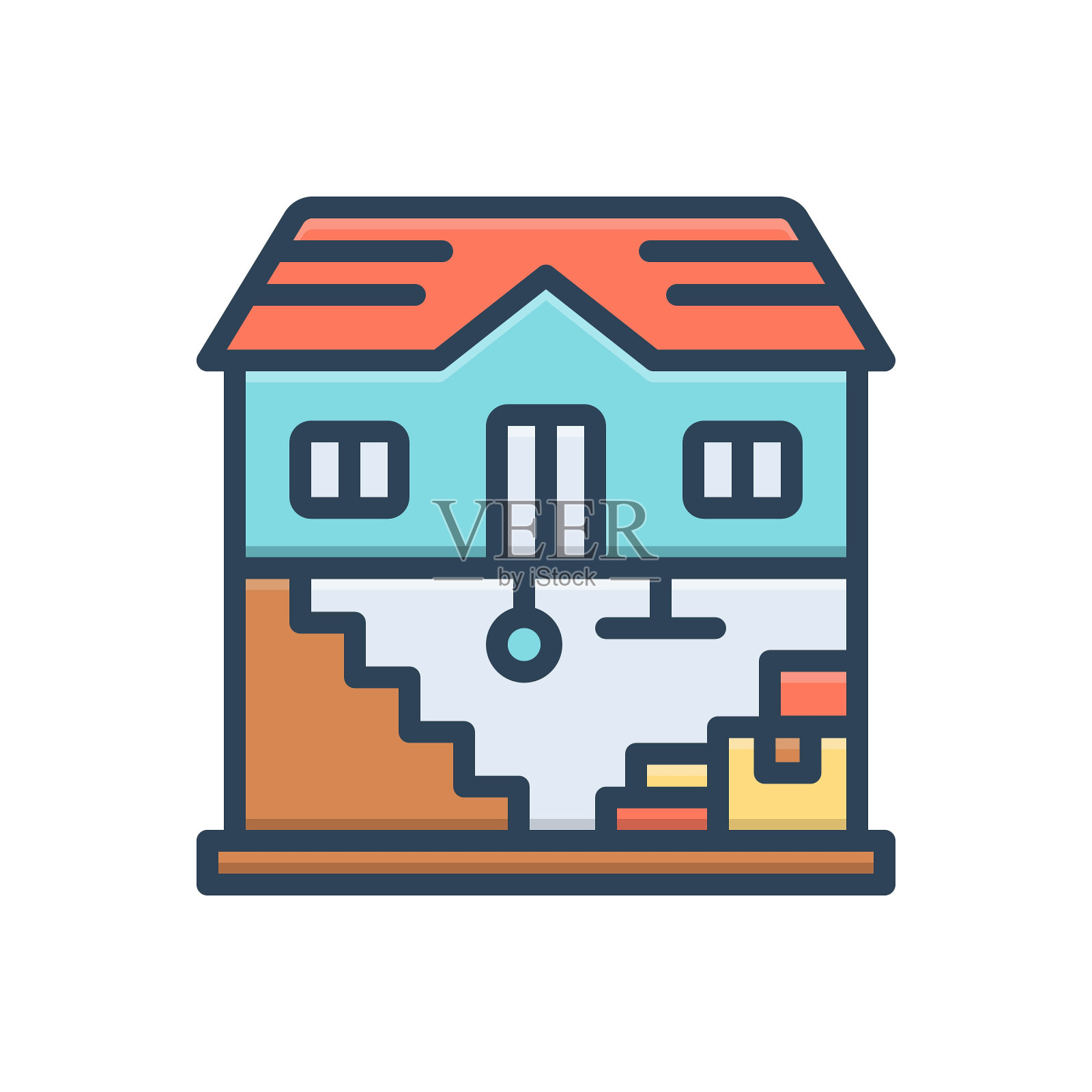 地下室地下室插画图片素材