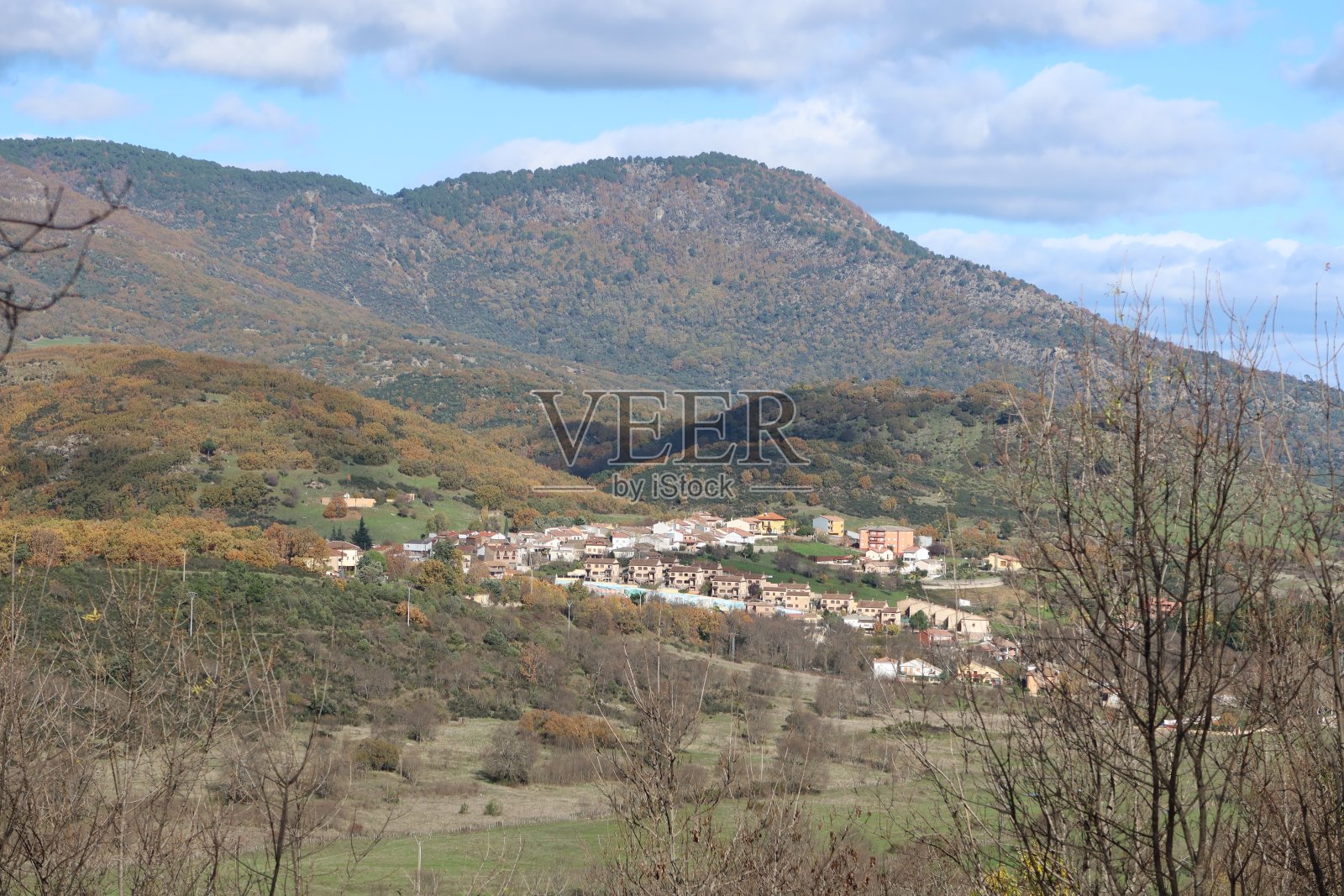 栗树路线。Rozas de Puerto Real，马德里。西班牙照片摄影图片