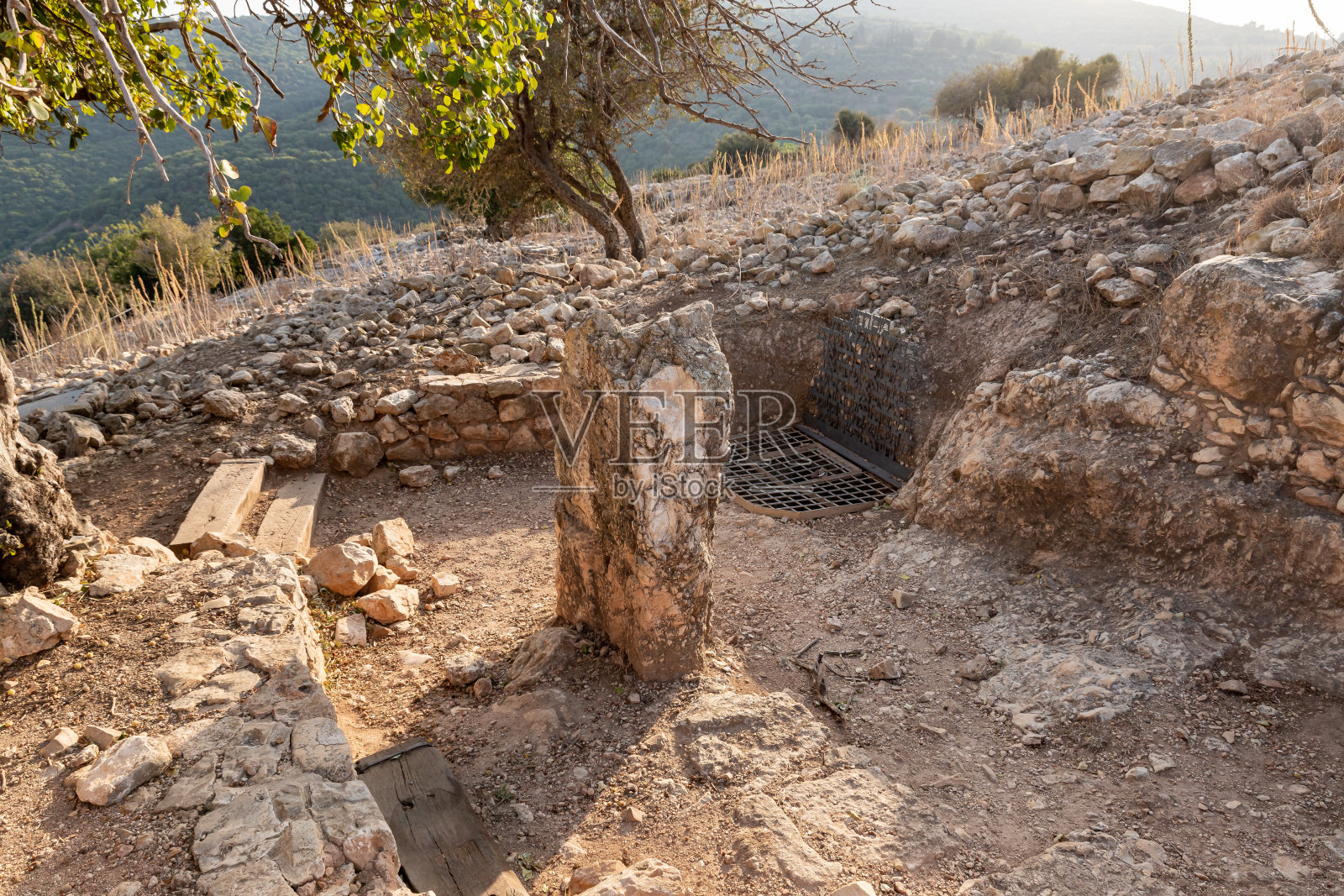 以色列北部约德法特国家公园，罗马帝国时期约塔帕塔古城遗址照片摄影图片