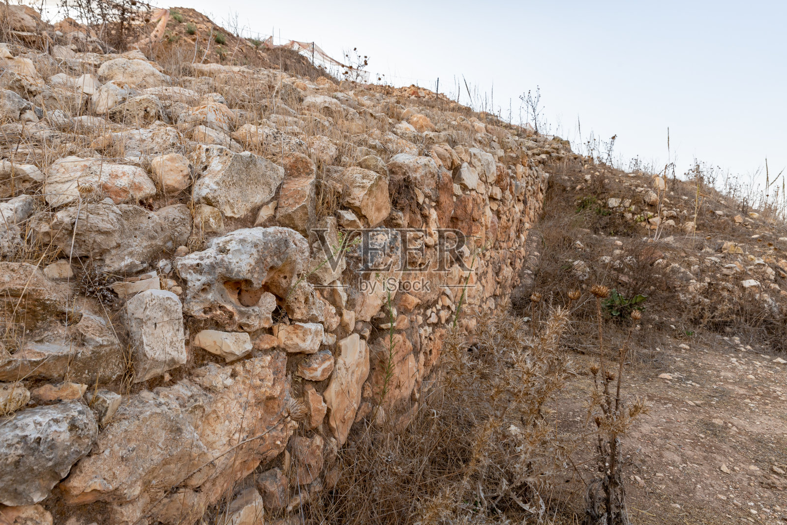 以色列北部约德法特国家公园，罗马帝国时期约塔帕塔古城遗址照片摄影图片