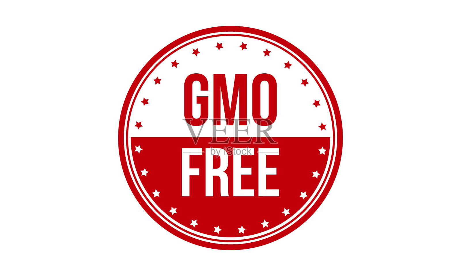 GMO免费橡胶图章密封矢量插画图片素材