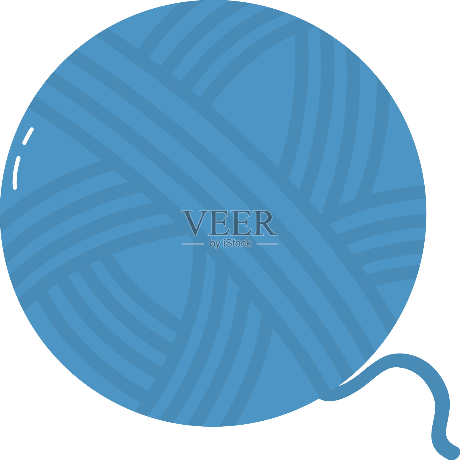 羊毛球图标设计元素图片