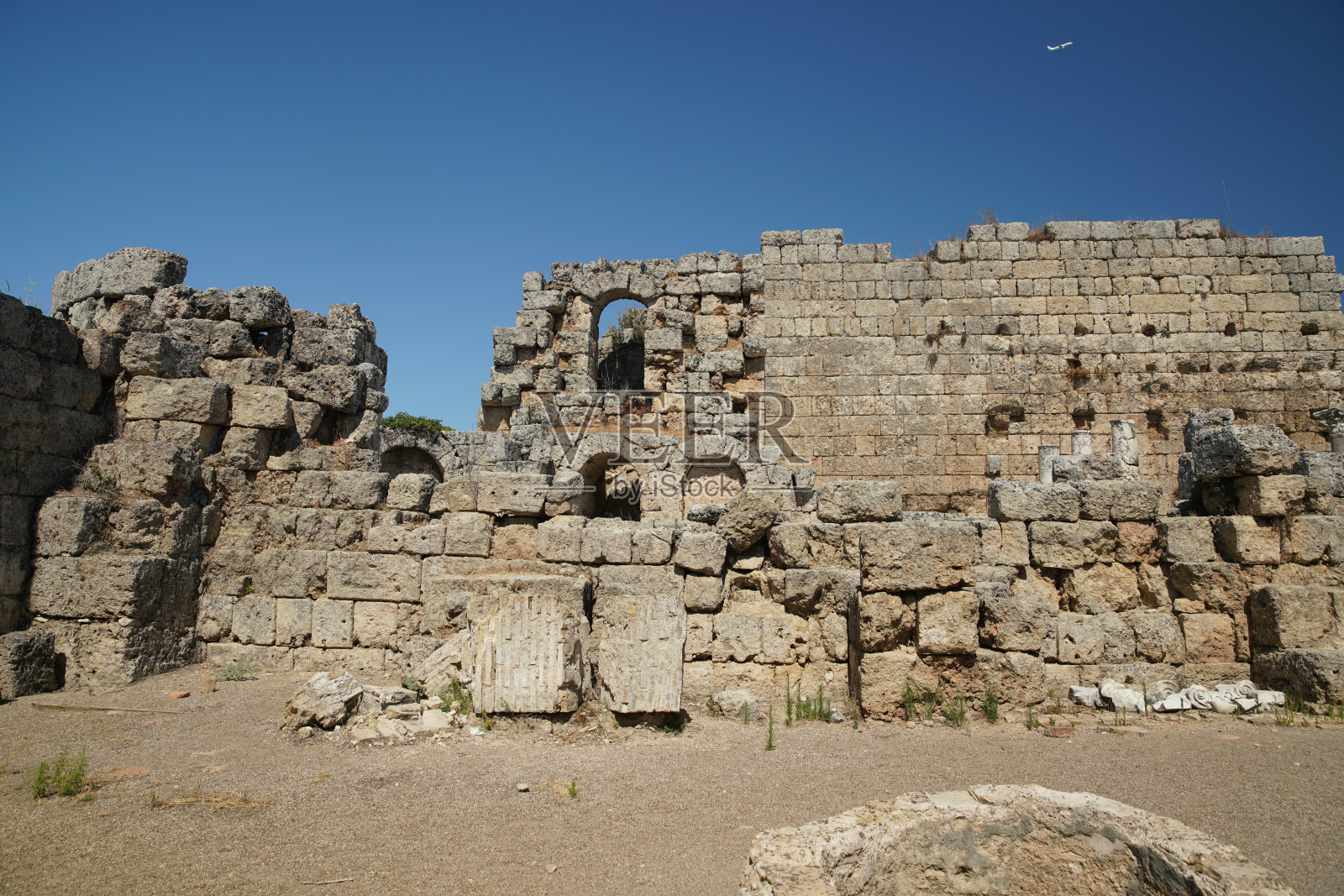 土耳其安塔利亚的古镇照片摄影图片