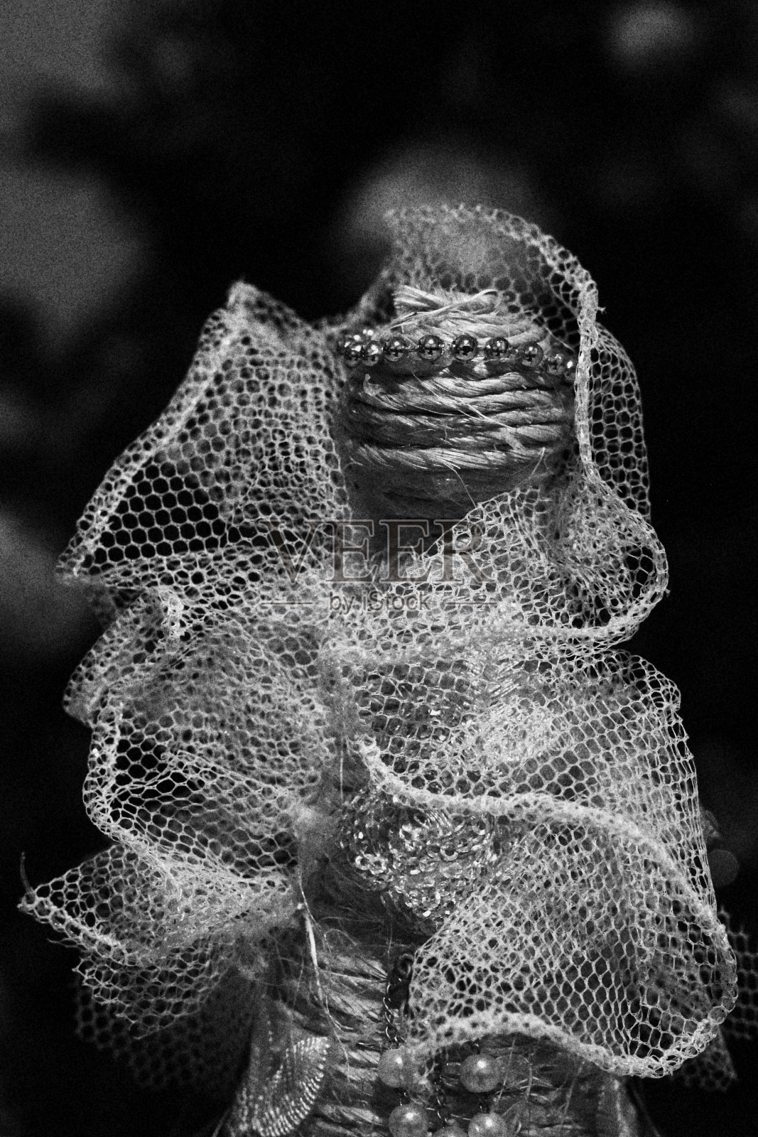 手工圣诞天使照片摄影图片