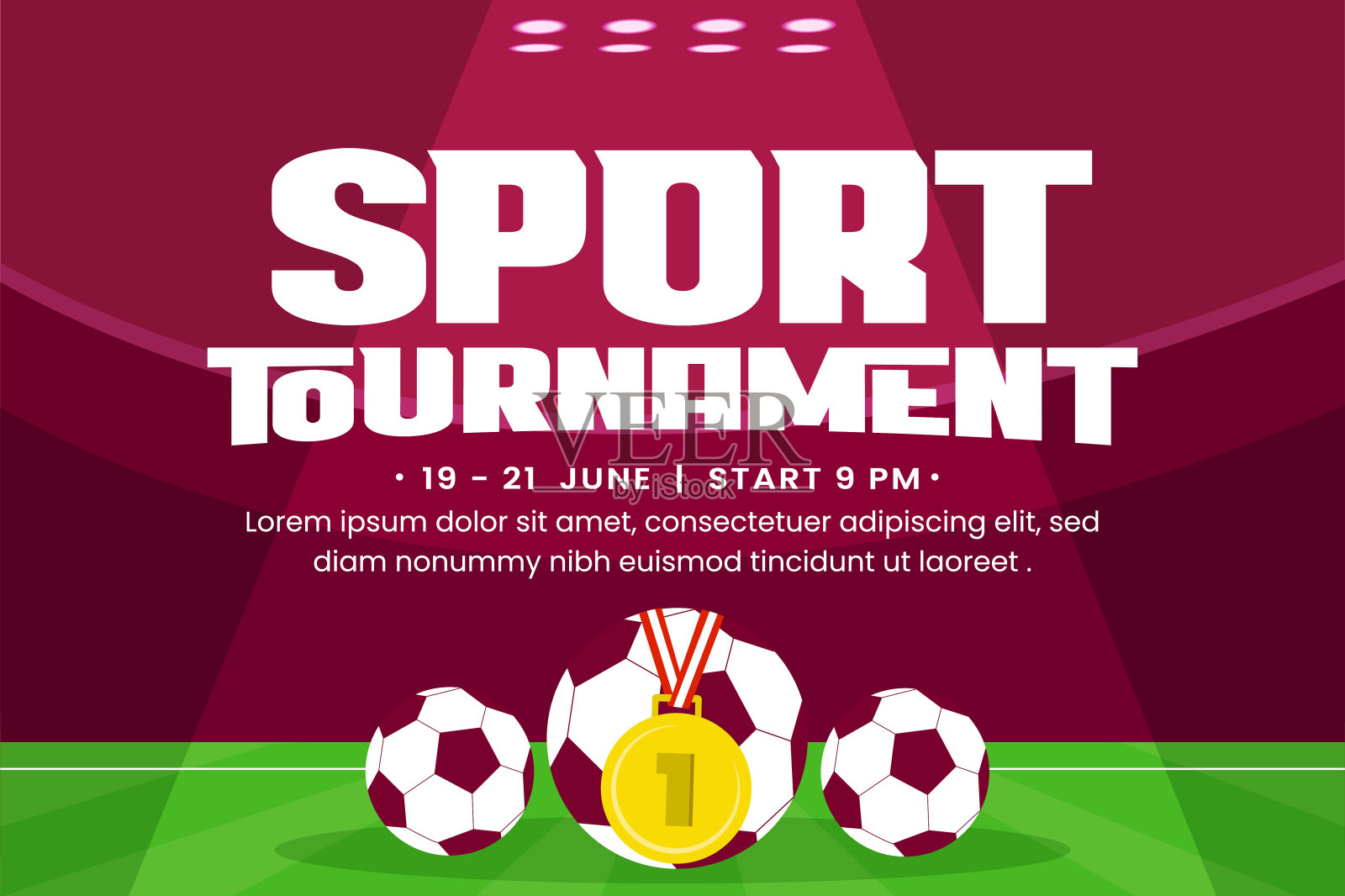 足球赛事、体育赛事背景设计模板易于定制，设计简洁大方设计模板素材