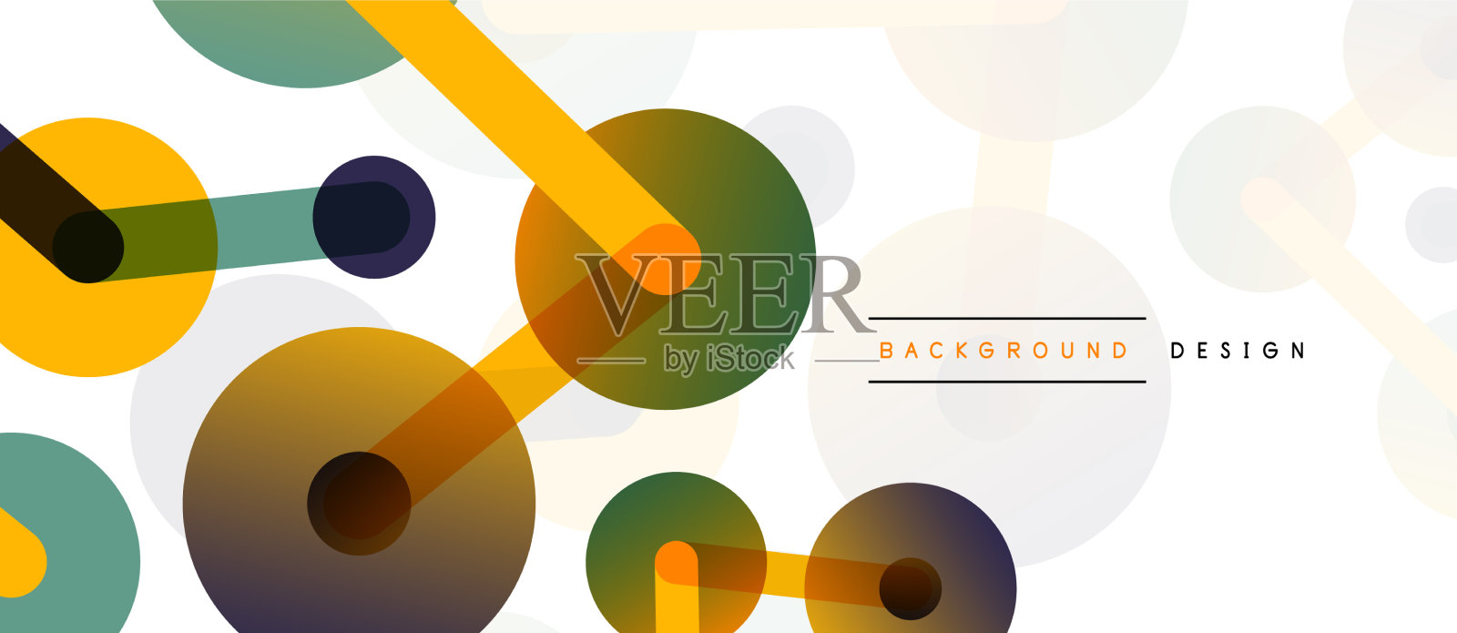 线点连接几何抽象插画图片素材