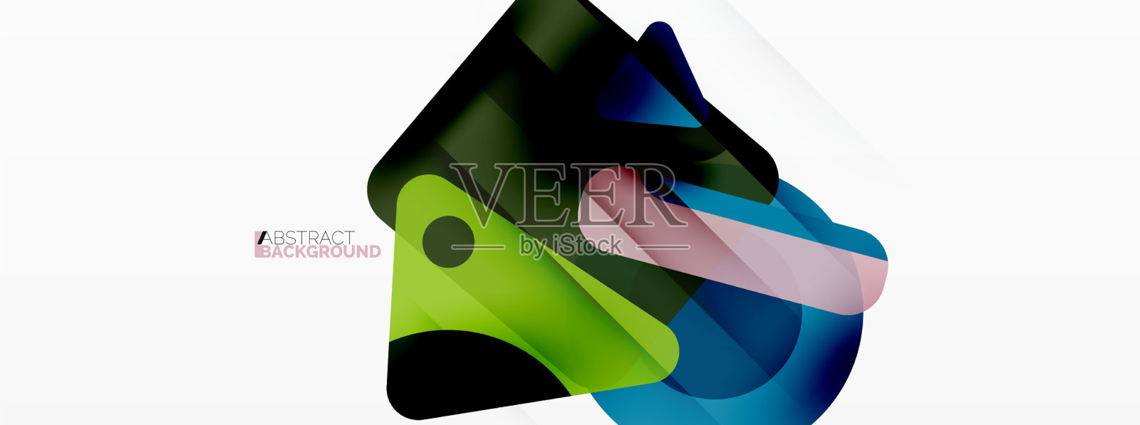 原始几何图形——直线三角形插画图片素材