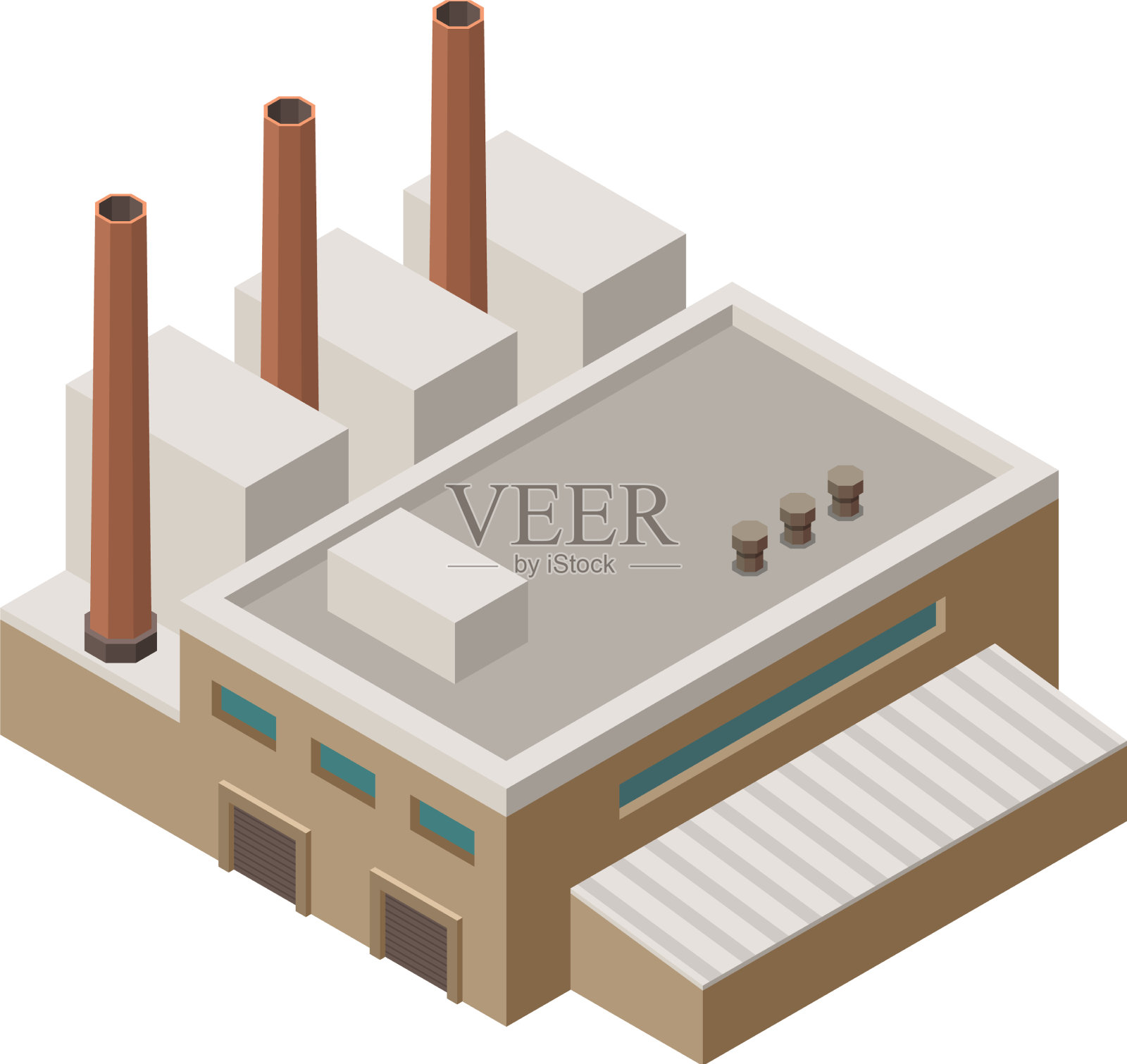 垃圾回收装置组成设计元素图片