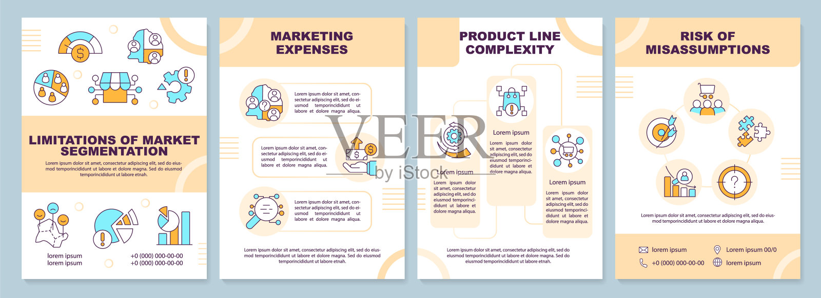市场细分手册模板的局限性设计模板素材