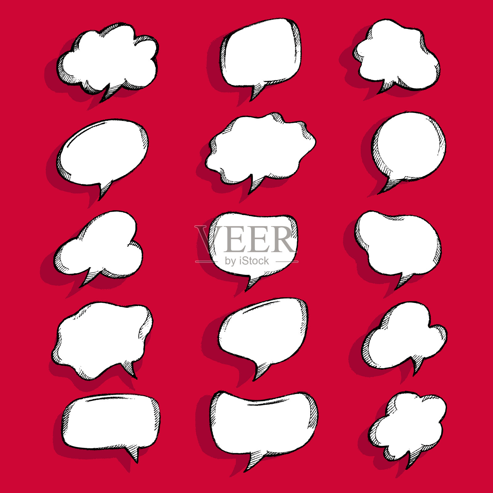 语音信号插画图片素材