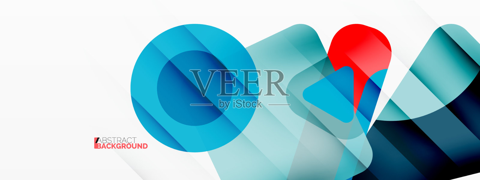 原始几何图形——直线三角形插画图片素材