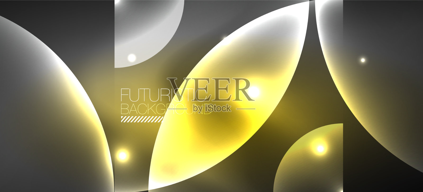 抽象的背景与霓虹灯发光插画图片素材