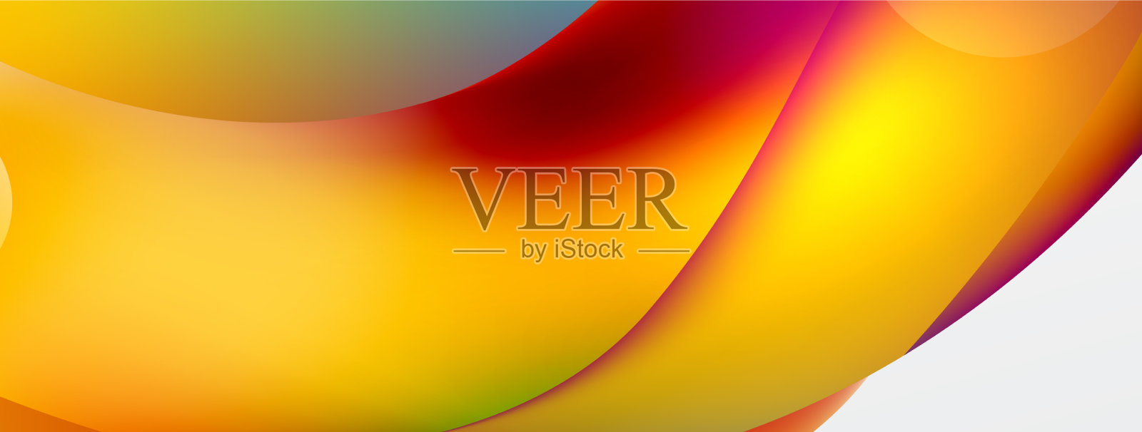 流体抽象背景圆形和圆形插画图片素材