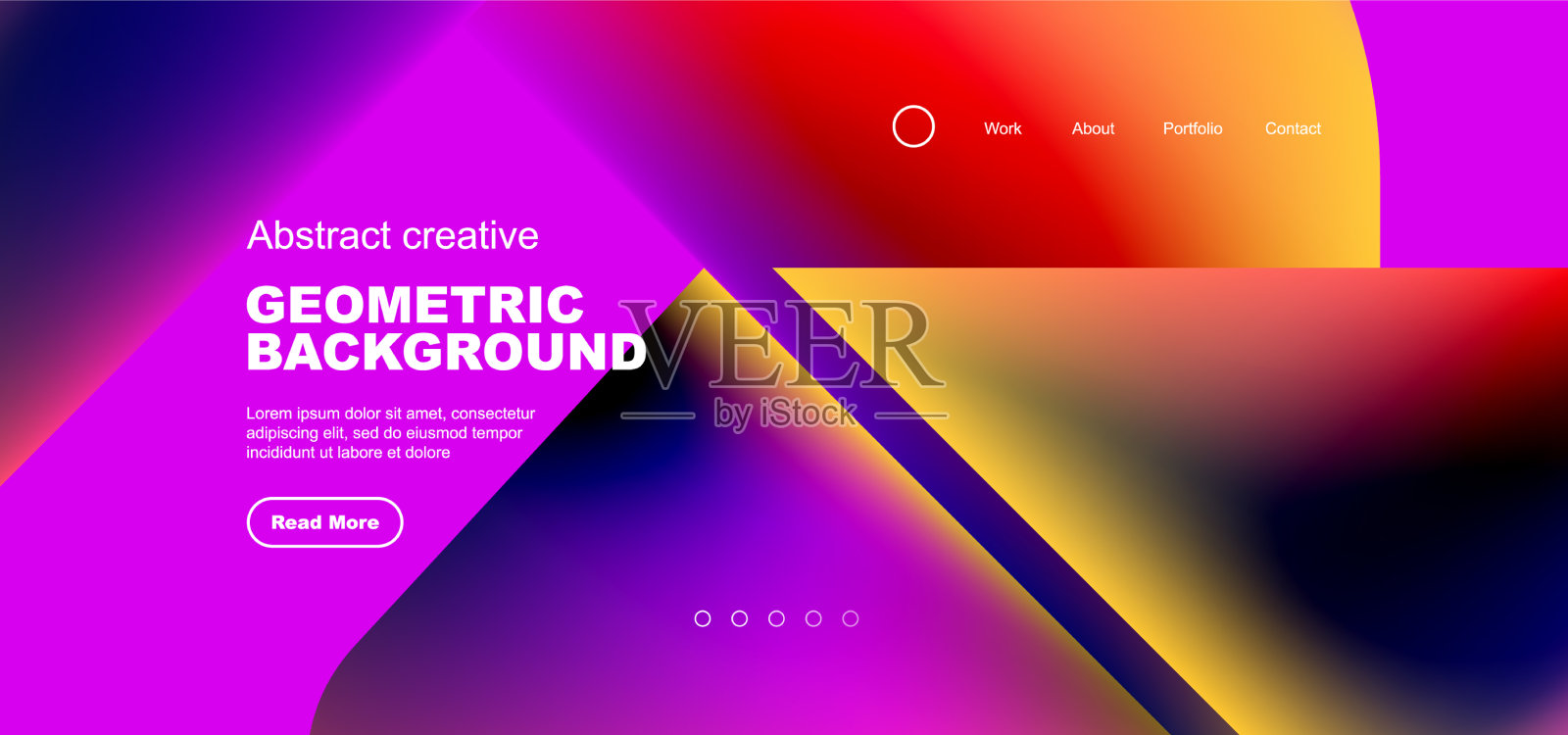 带有流动渐变颜色的液体形状插画图片素材