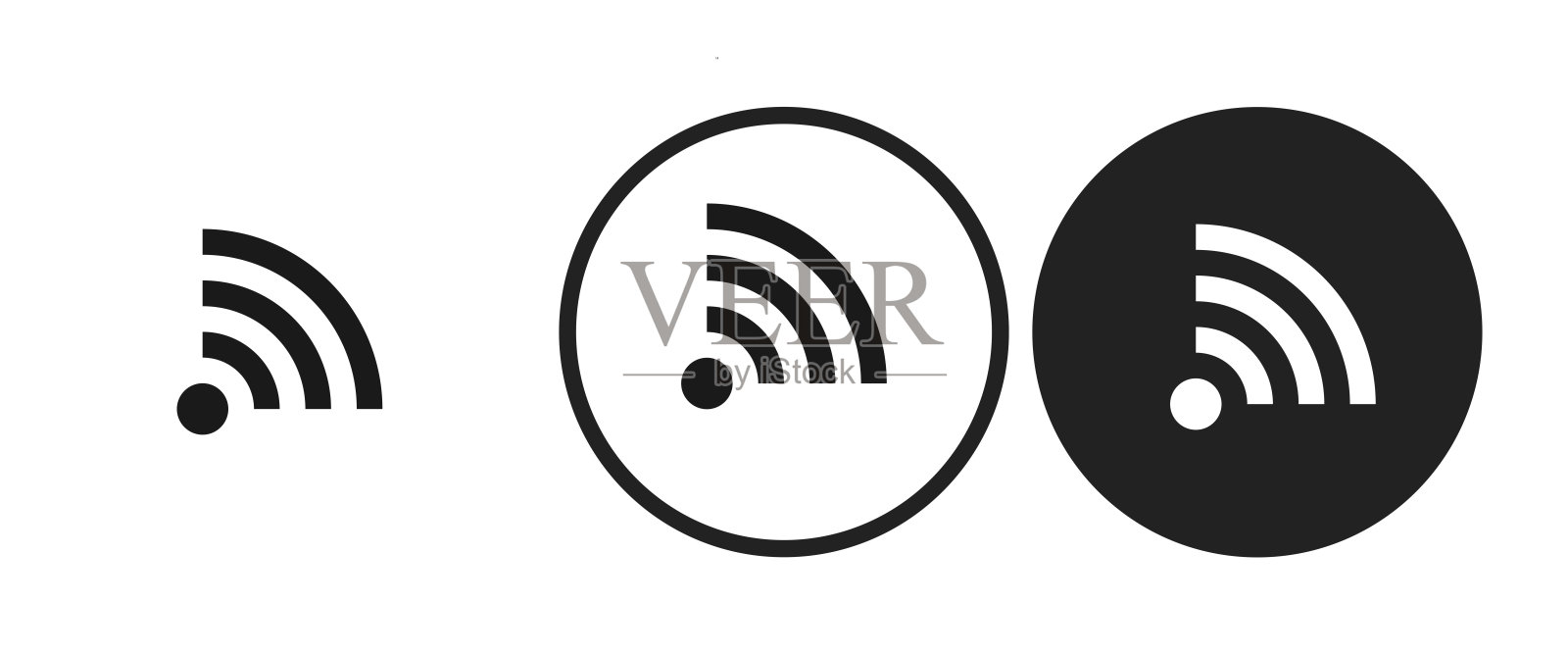 RSS图标。Web图标集。移动图标集图标素材