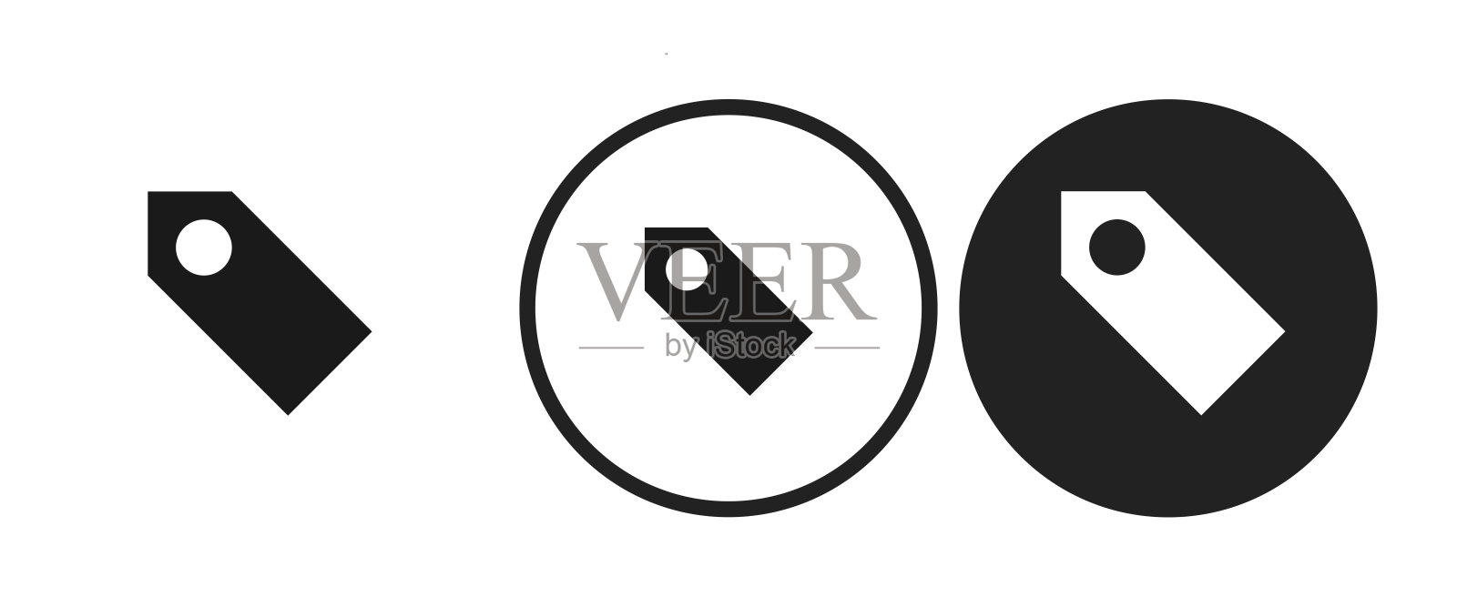 标签图标。Web图标集。移动图标集图标素材