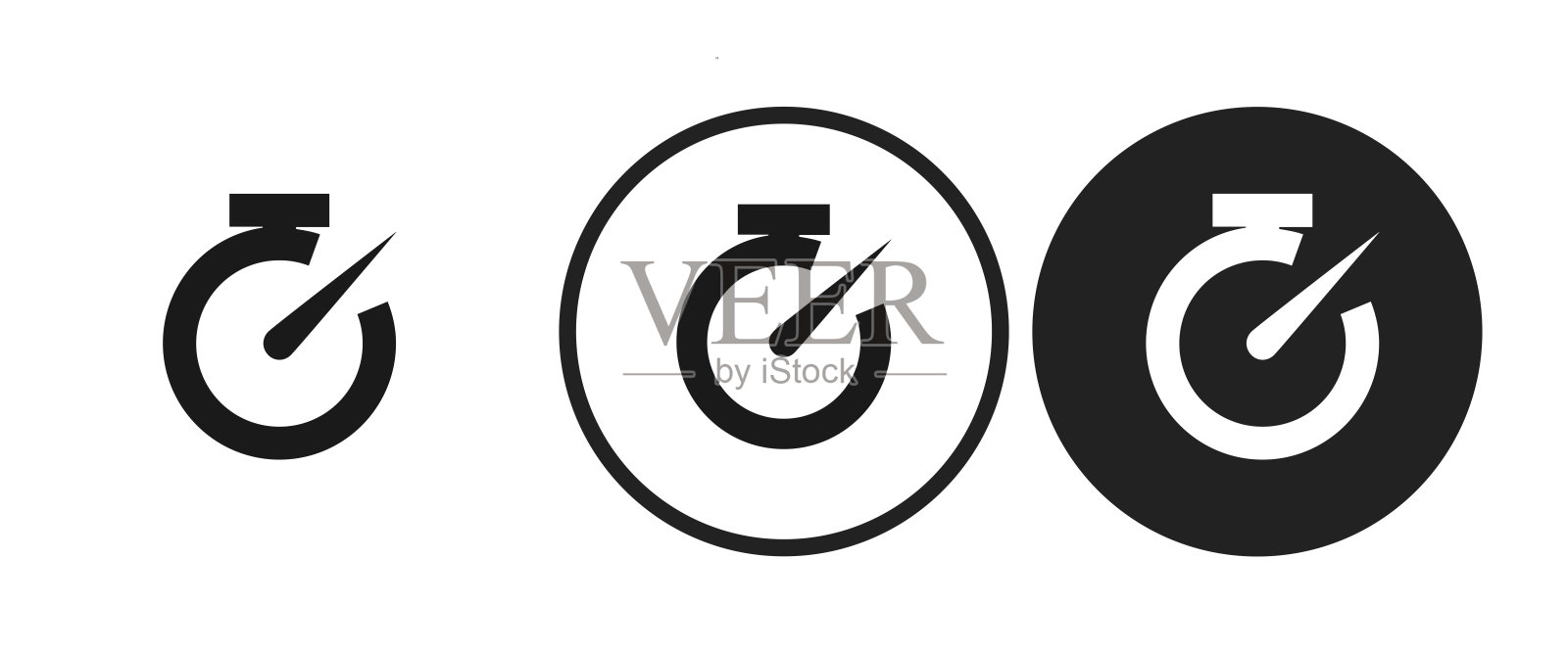 定时器图标。Web图标集。移动图标集图标素材