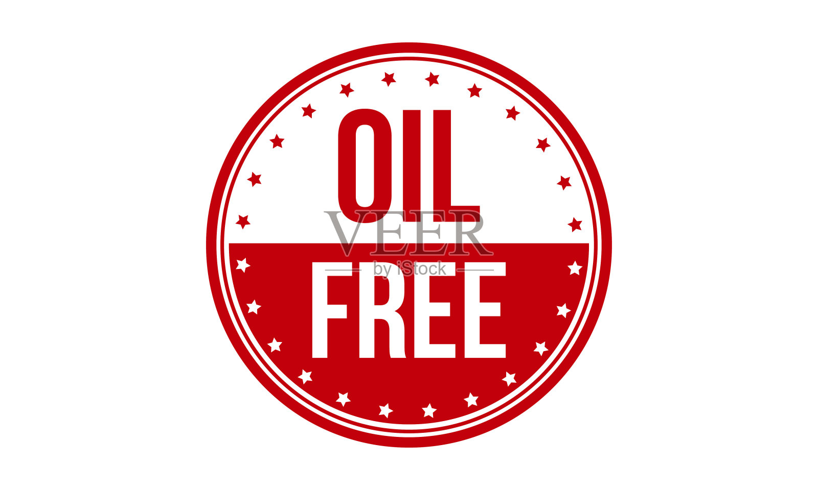 无油橡皮图章密封矢量插画图片素材