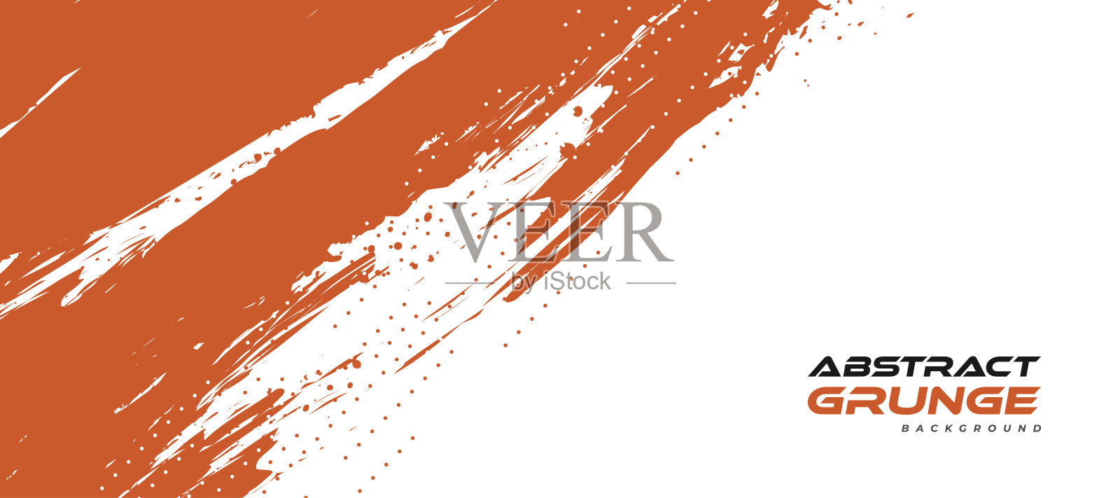 抽象Grunge背景与半色调风格。画笔描边插图。用于设计的刮痕和纹理元素插画图片素材