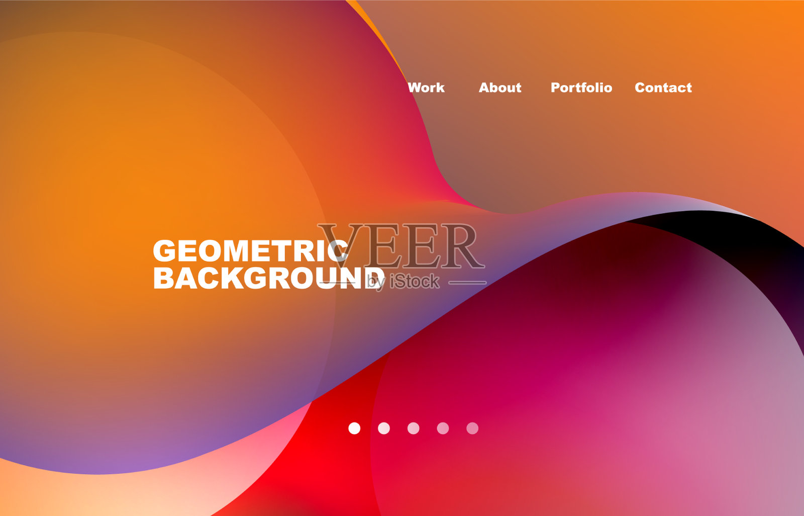 登陆页面抽象液体背景流动插画图片素材