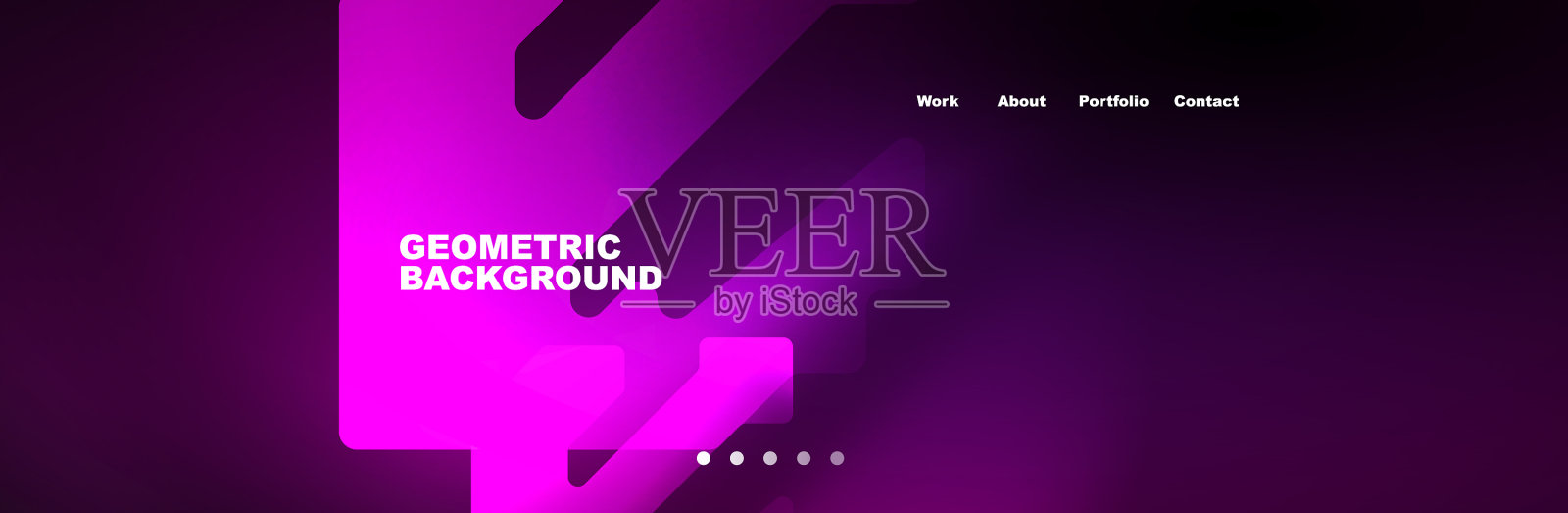 霓虹灯高速发光技术抽象插画图片素材