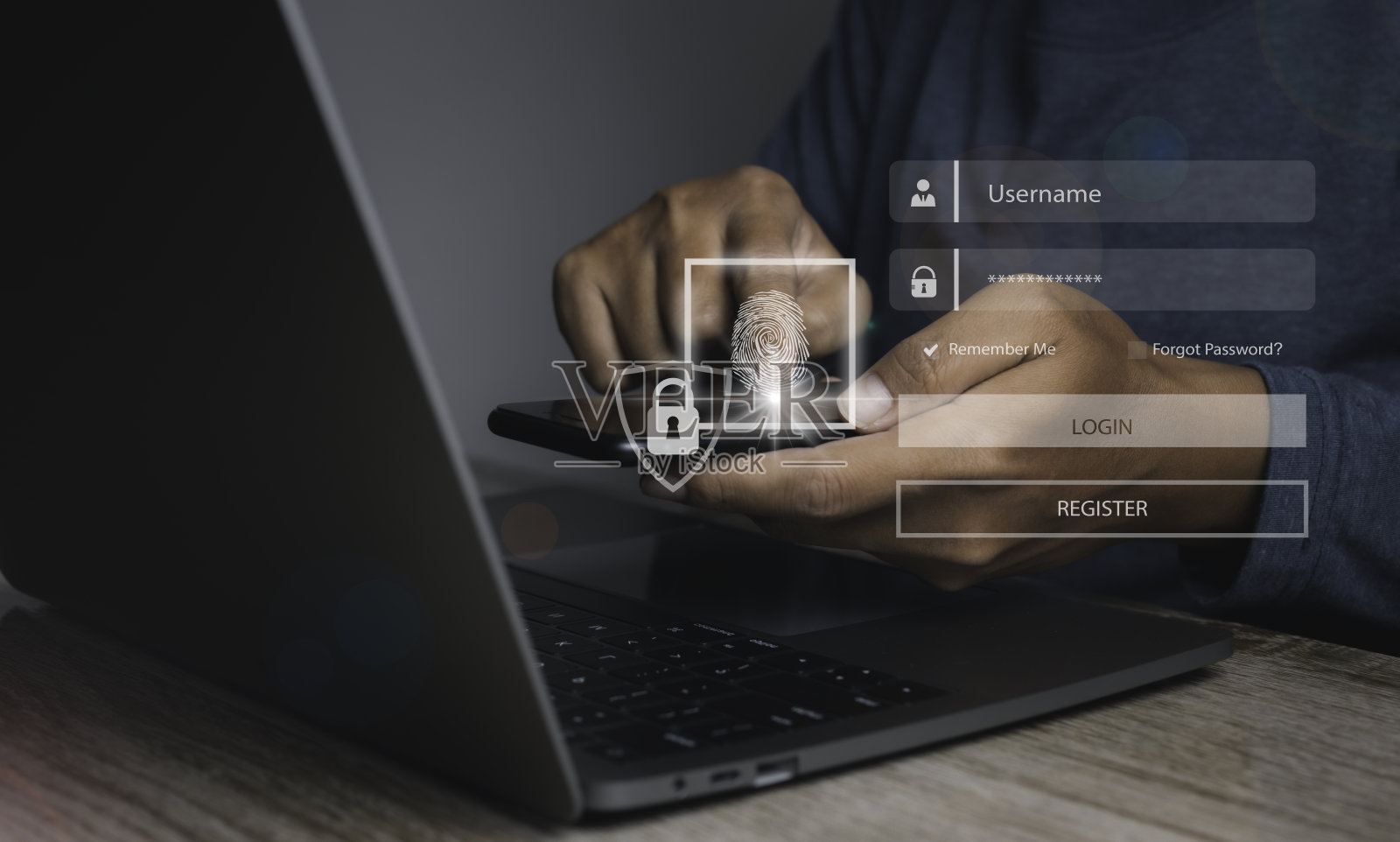 互联网创新技术安全防范数字网络犯罪。照片摄影图片