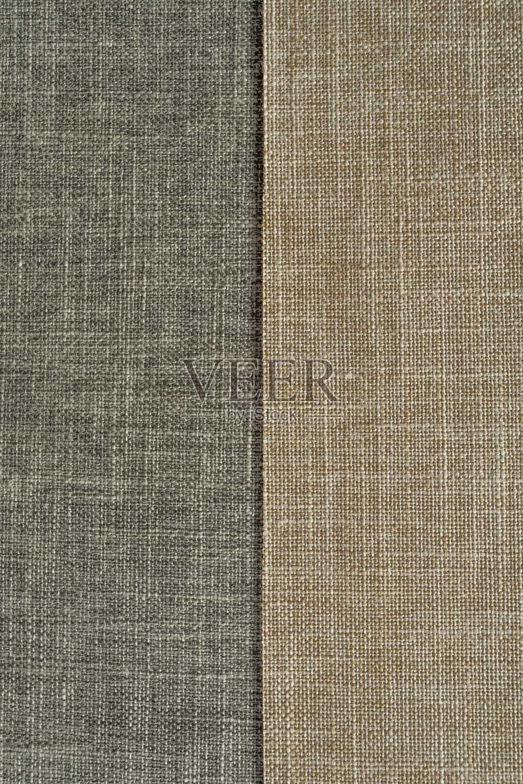 亚麻织物的基本背景，织物纤维的特写照片摄影图片