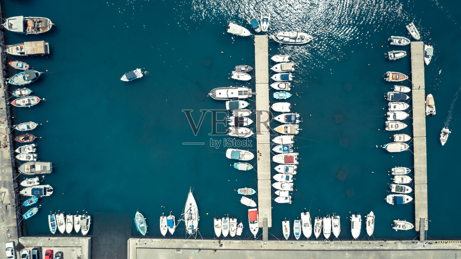 海港鸟瞰图照片摄影图片