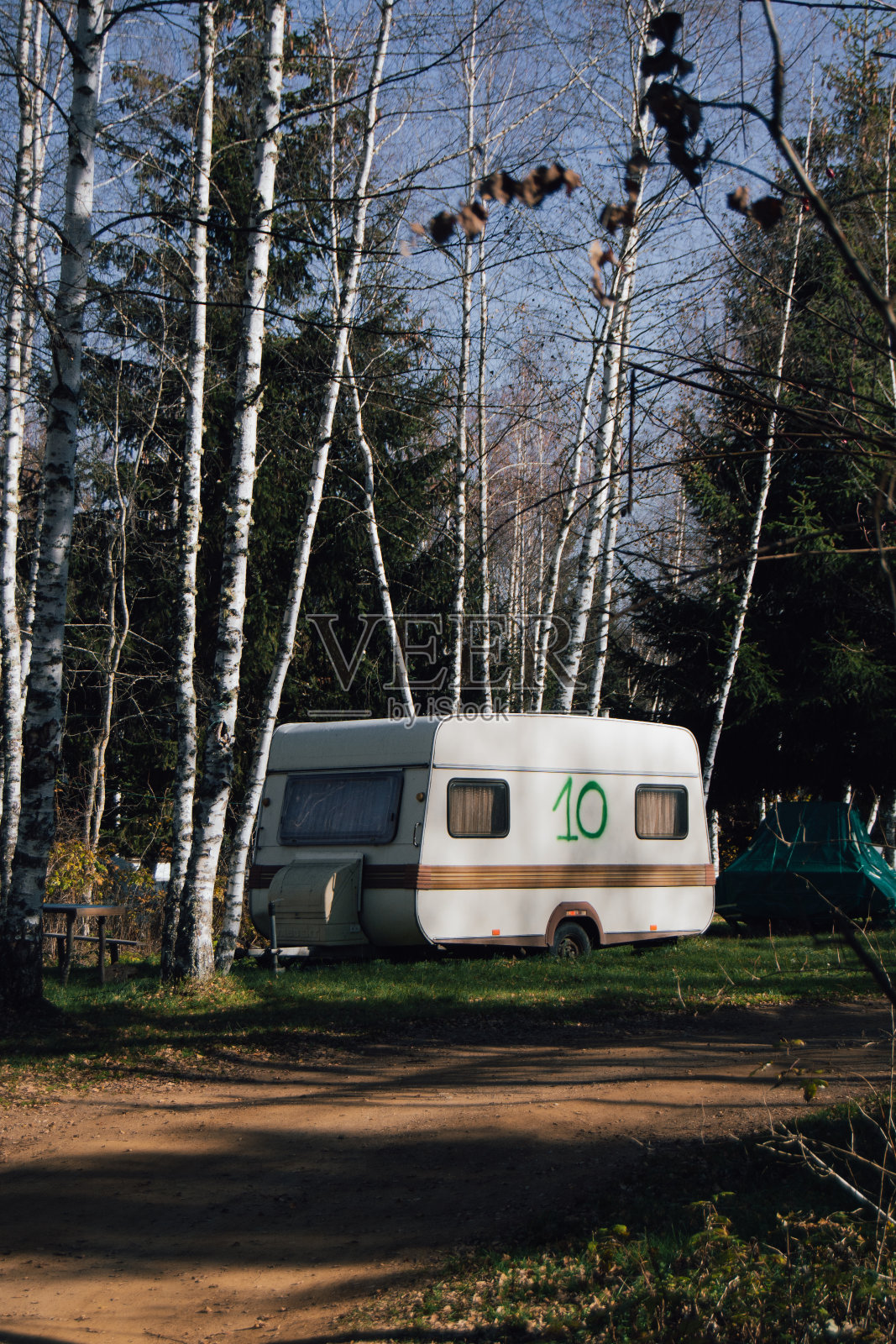 露营的房子照片摄影图片
