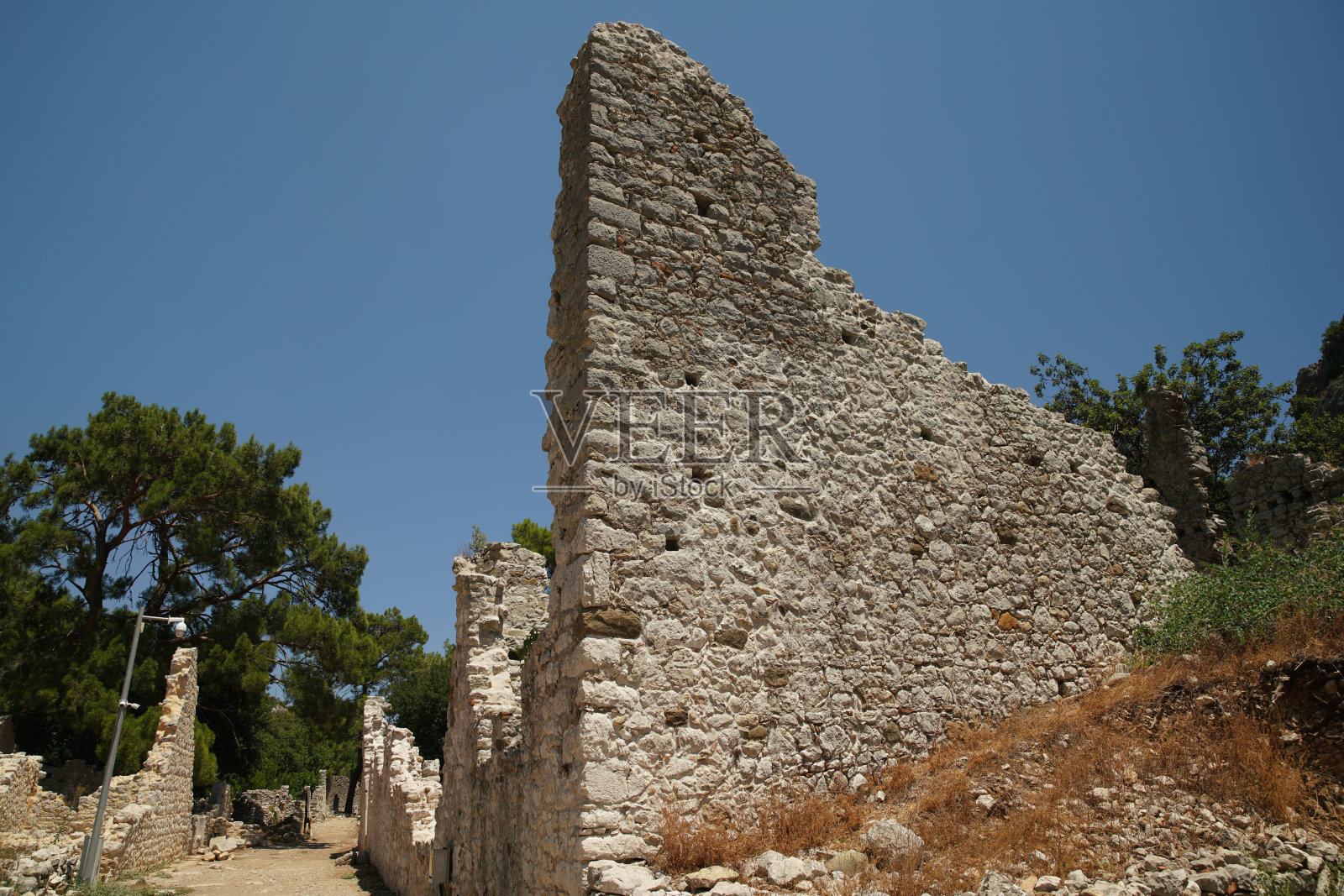 土耳其安塔利亚库姆卢卡的奥林匹斯古城照片摄影图片