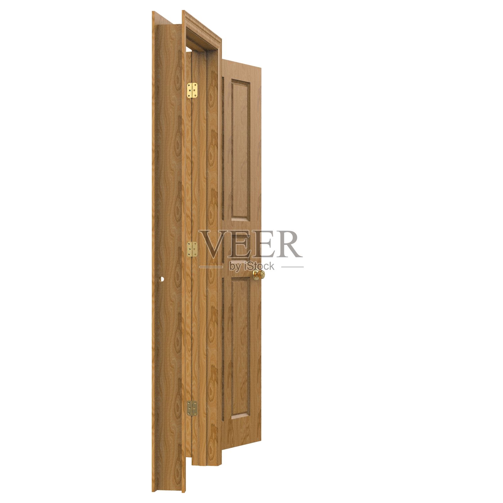 打开隔离门关闭三维插图渲染照片摄影图片