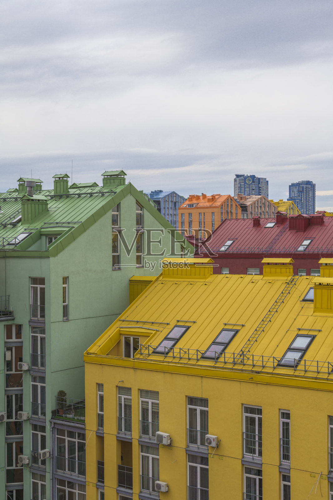 欧洲意大利那不勒斯的老城区街景照片摄影图片