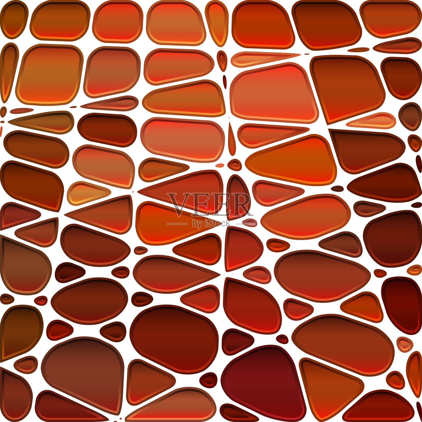 抽象矢量彩色玻璃马赛克背景插画图片素材