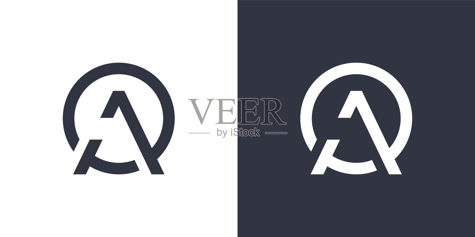 矢量标志设计现代。插画图片素材