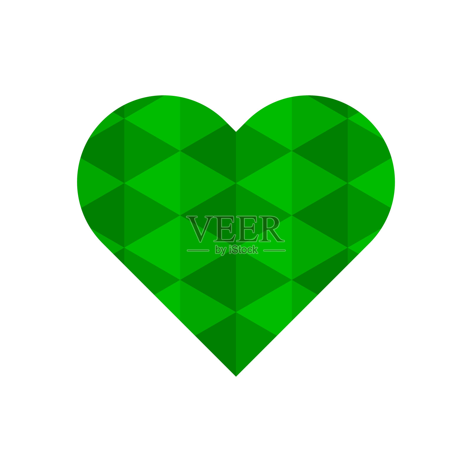 爱心图标说明矢量。插画图片素材