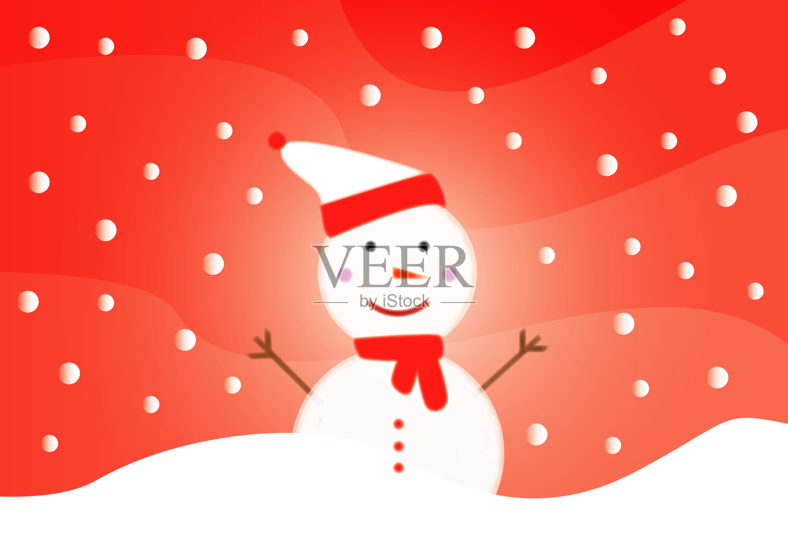 圣诞快乐，新年快乐。圣诞节节日背景。逼真的3d物体雪人，礼盒，装饰设计元素树和雪。节日贺卡，横幅，网络海报。设计元素图片