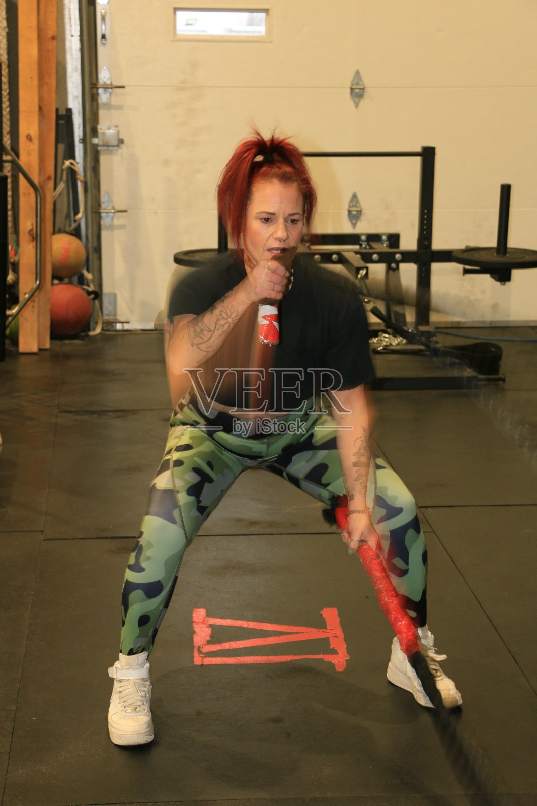 健身房锻炼照片摄影图片