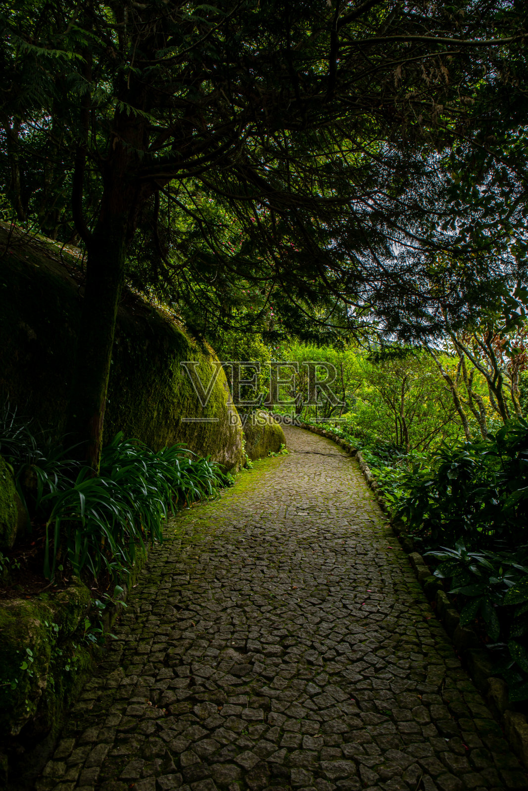 葡萄牙的辛特拉老城照片摄影图片