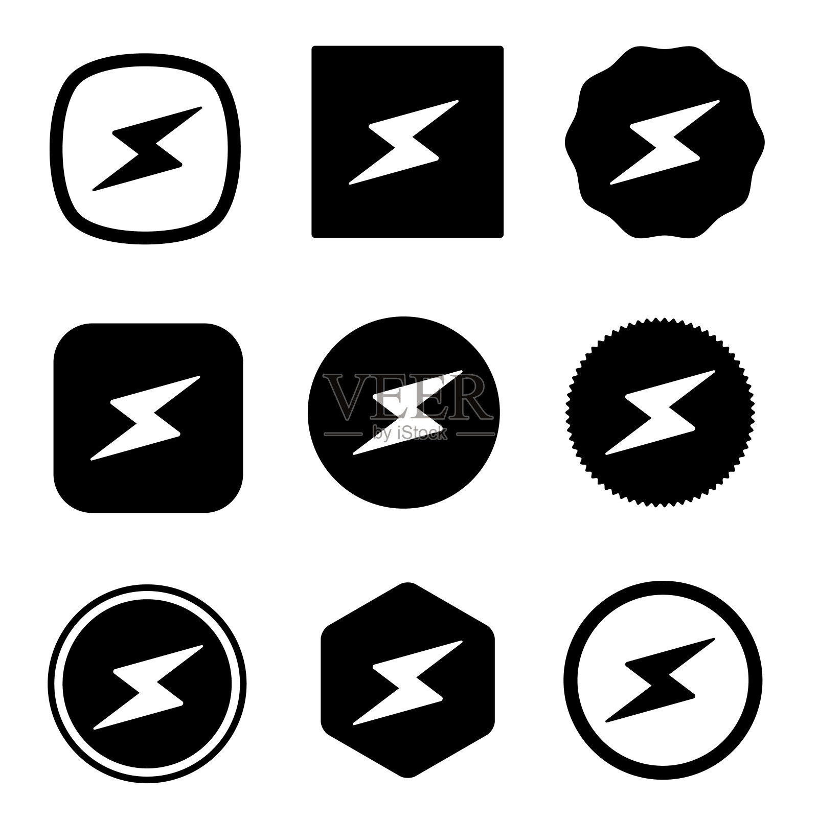 Flash图标设置。网站设置图标矢量。电脑和手机图标素材