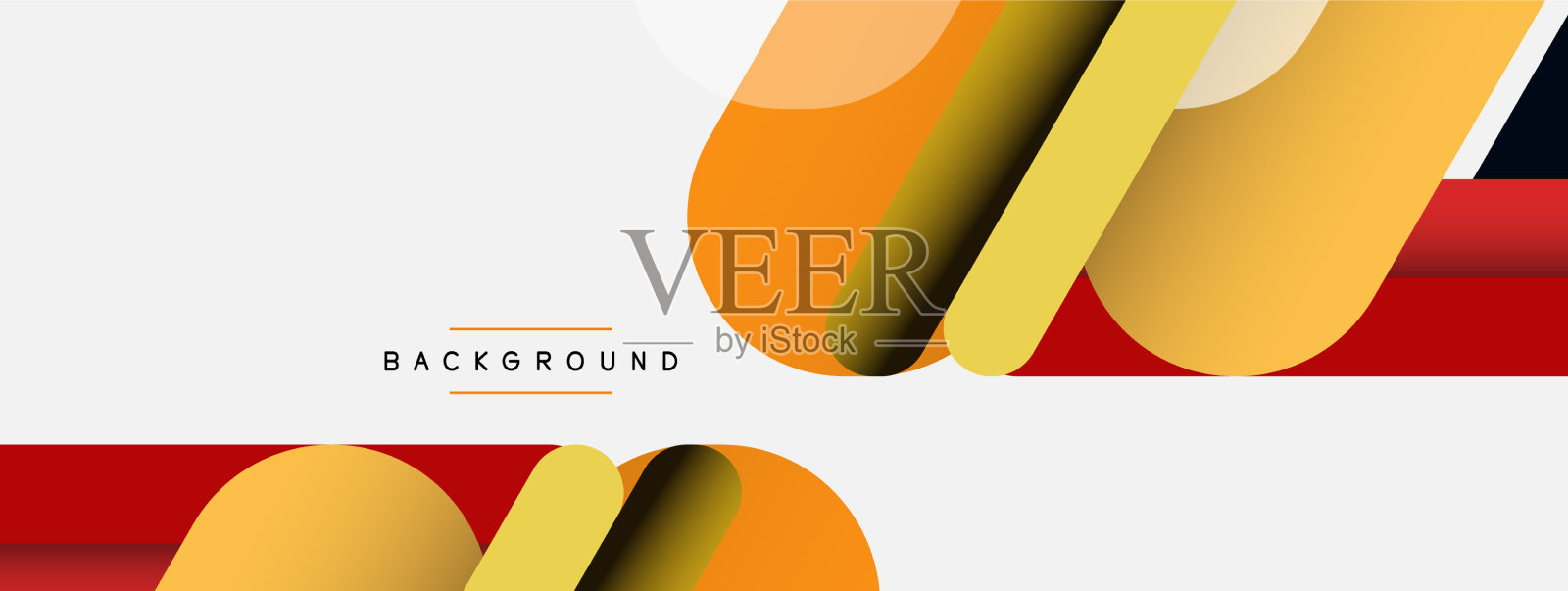 抽象的背景圆形形状的线条插画图片素材